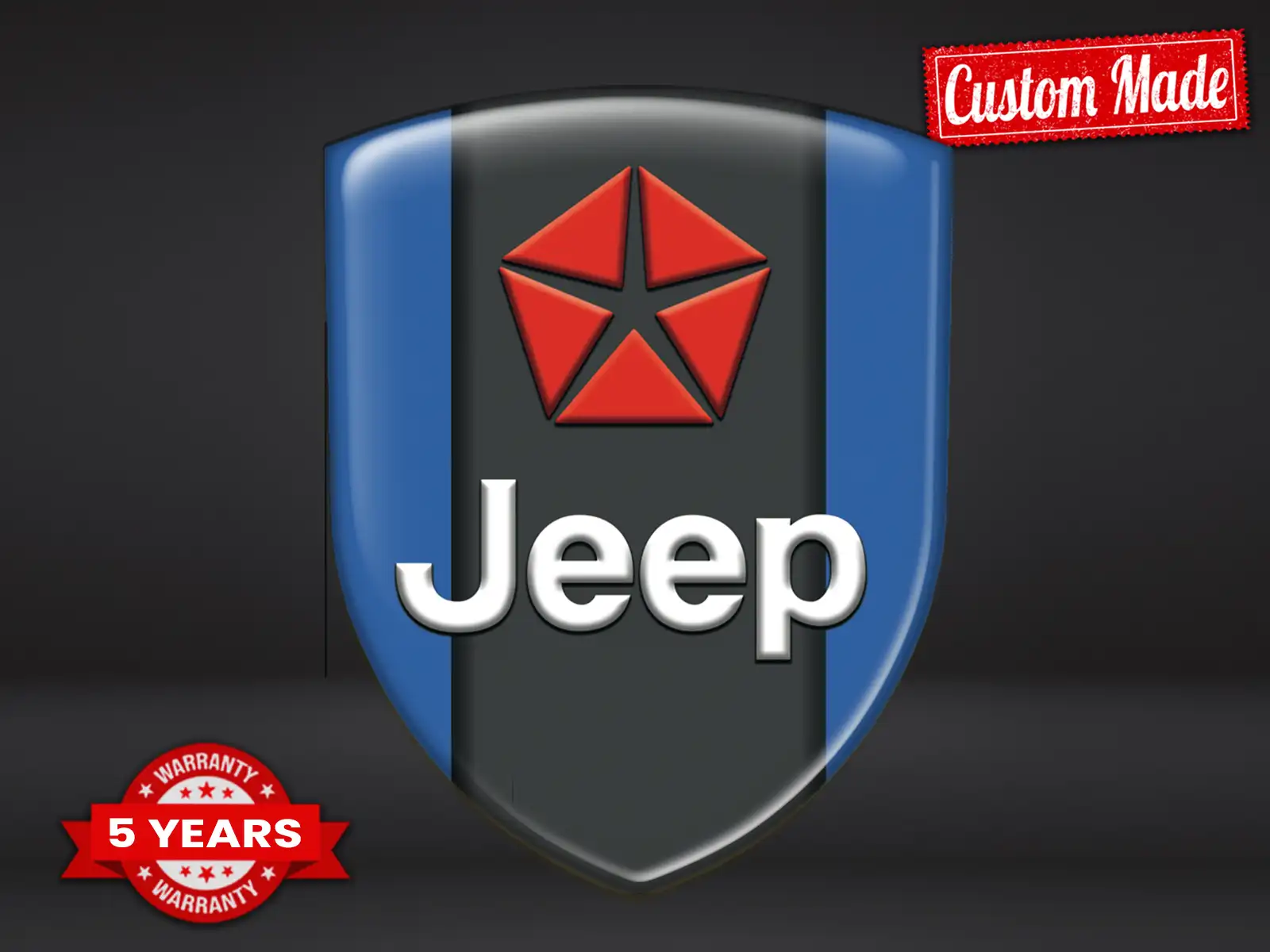 Jeep Adesivi Logo Personalizzati Stile Max Durevoli Pro